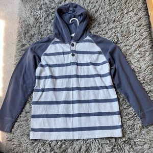 gray and white children's place sweatshirt